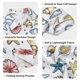 thumbnail image 3 of Dailycode Small Short Sleeve Button Down Shirts Seashells and Coral Casual Shirt 3-10 Years, 3 of 9