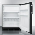 thumbnail image 3 of ADA compliant built-in undercounter refrigerator-freezer for residential use, cycle defrost with deluxe interior and black exterior finish, 3 of 4