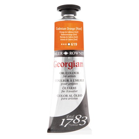 UPC: 0000050855308 | Daler-Rowney Georgian Oil Color  38ml Tube  Cadmium Orange Hue
