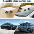thumbnail image 2 of NATEFEMIN Mini Car Mounting Kit Strong Suction Cup Windshield Roof Easy Install 1/4 inch Adapter Enhance Signal, 2 of 9