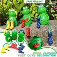 thumbnail image 5 of Crafts Portable Gift Resin Delicate Ornaments Hanging Leg Frog A, 5 of 5