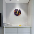 thumbnail image 5 of Yayeee Wall Clock Battery Operated 9.5" Silent Quartz Non-Ticking for Living Room Decor, Halloween Colorful Ghosts, 5 of 8