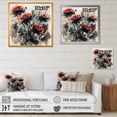 thumbnail image 4 of Designart "Blurred Red Flower" Floral Canvas Art Print, 4 of 5