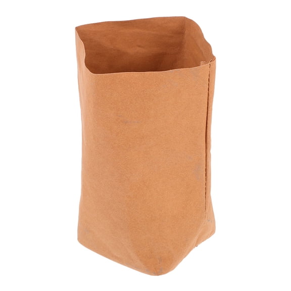 Vosarea Vintage Kraft Paper Planter Bag, Splashproof and Reusable Floral Pot for Indoor and Outdoor Gardening Decor