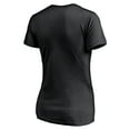 thumbnail image 3 of Women's Black Jacksonville Jaguars Depth Chart V-Neck T-Shirt, 3 of 3