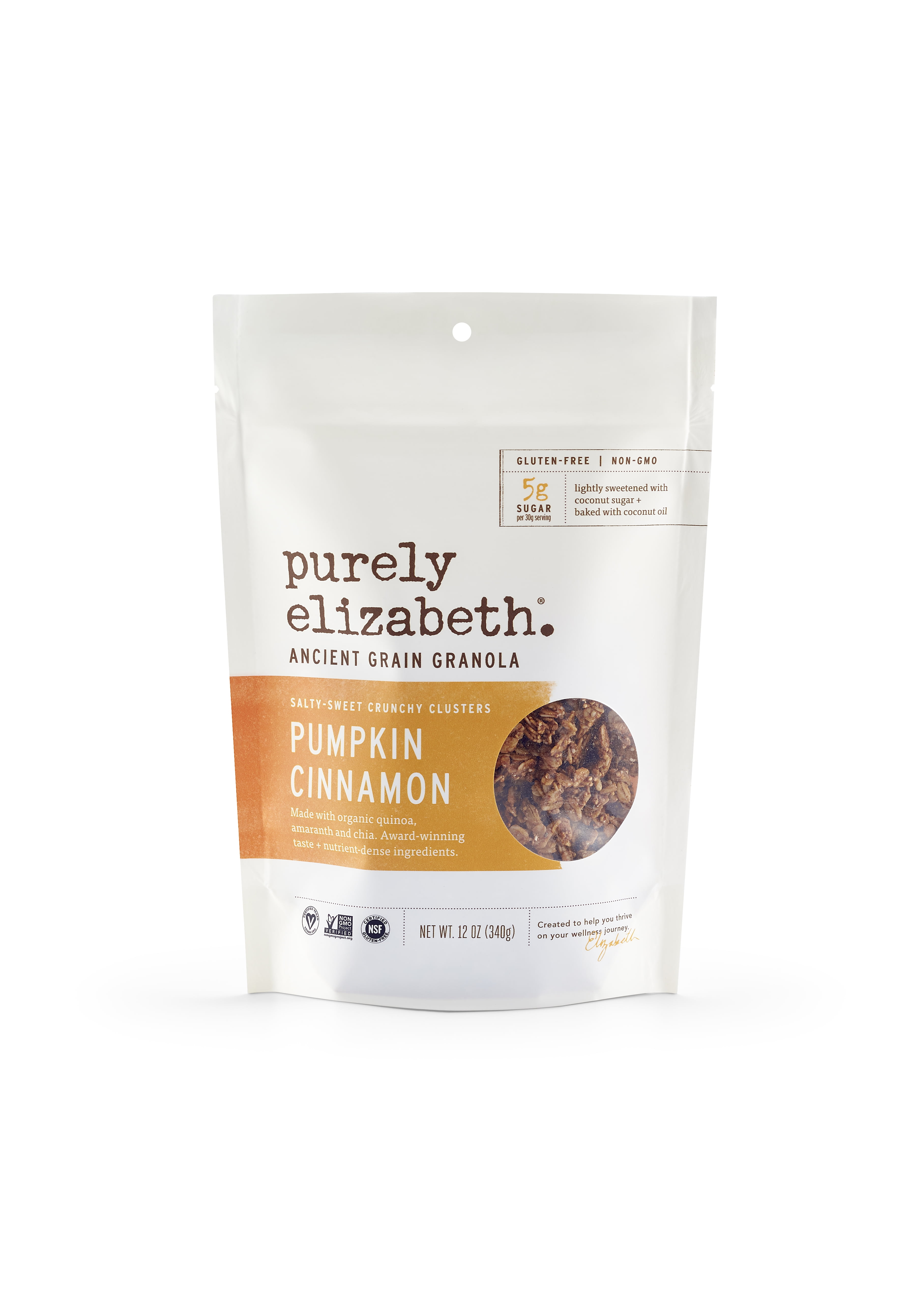 Purely Elizabeth, Ancient Grain Granola, Gluten Free, Vegan, Pumpkin