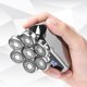 thumbnail image 2 of Afeitadoras eléctricas, recortadora de pelo para hombres: Afeitadora de cabeza calva recargable e impermeable 6 en 1, recortadora de barba, afeitadora rotativa, kit inalámbrico, afeitadora de cráneo, 2 of 5