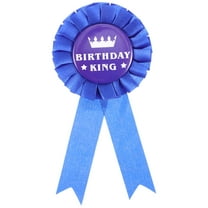 ADDHAT Birthday Badge Pin Brooch Birthday Party Tinplate Cloth Lapel Pin Decoration