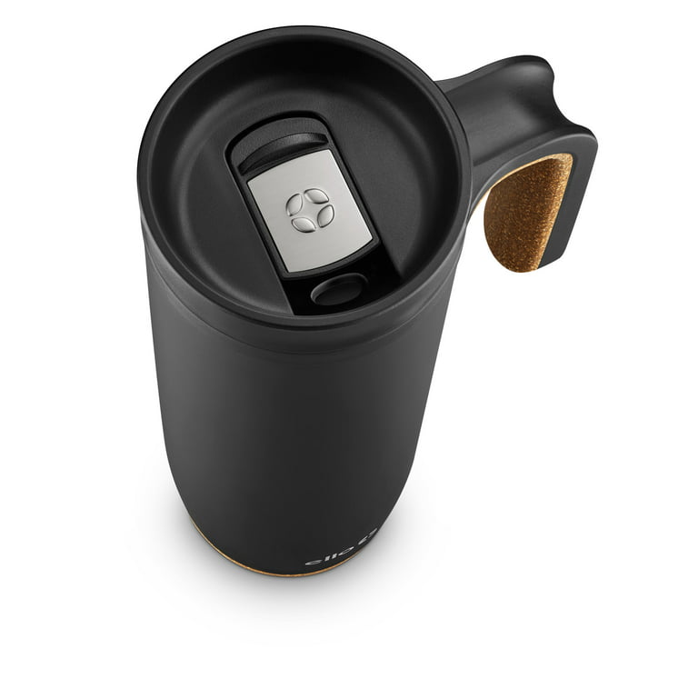 Vacuum Insulated Travel Mug. Stainless Steel, Black 375ml - eSeasons GmbH