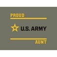thumbnail image 2 of CafePress - Proud Army Aunt Black And Gold - Large Plush Fleece Throw Blanket, 80" L x 60" W, 2 of 4
