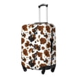 thumbnail image 2 of Cauagu Cow Tie Dye Print Travel Luggage Cover,Travel Dust-proof Suitcase Cover Softside Suitcase Protector for 18-32inch,Not Included Suitcase, 2 of 8