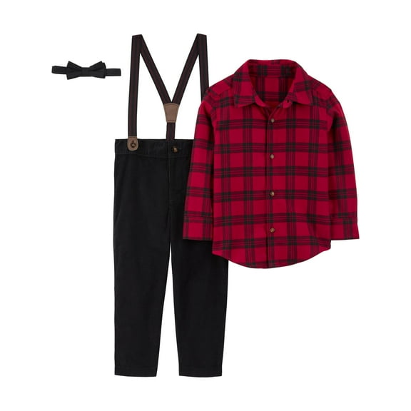 Carter's Child of Mine Toddler Boy Plaid Set, 3 Piece, Sizes 12 Months - 5T