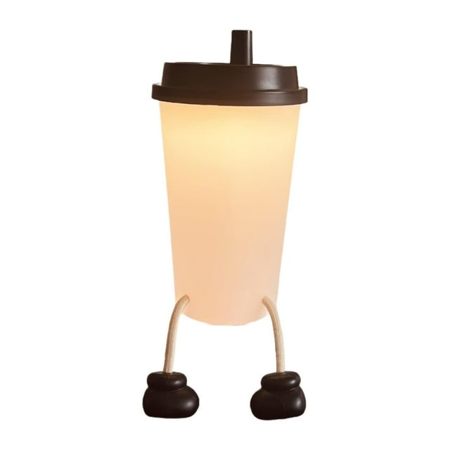 Burbuja Tazón De Té Nocturno Luz De Vivero única Engaño Para Decoración De Escritorio