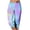 Blue1, variant on KyCheLot Womens Trendy Capri Pants Print Mid Waist with Pockets Casual Straight Leg Summer Capris