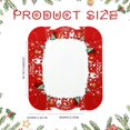 thumbnail image 2 of Paquete de 60 suministros para fiestas navideñas, platos navideños, bandejas de papel para servir alimentos, bandejas de papel, barquitos de papel para alimentos, bandejas de papel para alimentos en c, 2 of 5