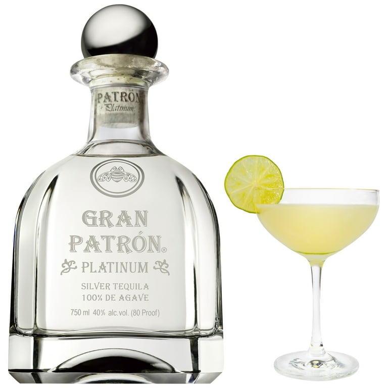 Gran Patron Platinum Silver Tequila, 750 mL Bottle, ABV 40