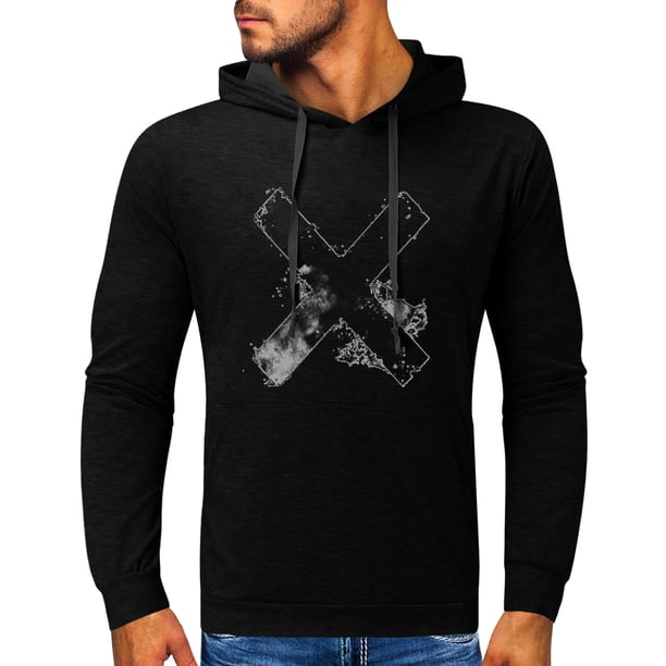 Suéter con capucha de otoño e invierno para hombre Suéter suelto de moda Fridja ghj987+2635