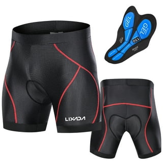 Lixada Women Bike Padded Shorts Cycling 3D Padded Underwear Padding Riding  Shorts Biking Underwear Shorts 