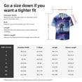 thumbnail image 7 of Disketp Men's Hawaiian Astronauts Start Running Print Shirts Button Down Holiday Beach Shirts-4X-Large, 7 of 7