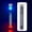 Black, variant on Guoxxzi Mini Lighters Electronic Rechargeable Windproof Flameless Portable Cigarette Slim Lighter No Gas Lighter (Black)