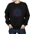 thumbnail image 3 of Harry Potter Boys Neon Deathly Hallows Sweatshirt, 3 of 5