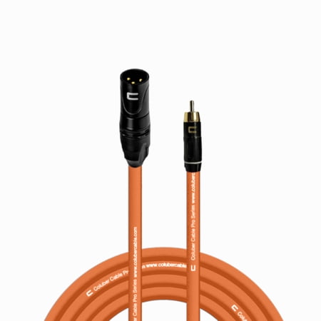 Coluber Cable Unbalanced XLR Cable Male to RCA Pro Audio Music Connector