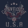 thumbnail image 2 of BEAR RUN Men's Faded Chevrolet USA Bald Eagle T-Shirt (M), 2 of 3