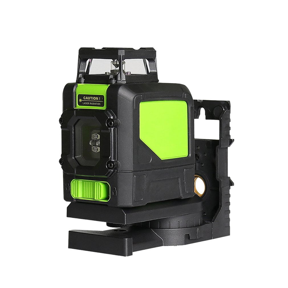 Details about   Electronic 3*360° 12 Lines Green Beam Self Leveling Laser Level measure tool 