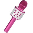 thumbnail image 1 of Micrófono de karaoke inalámbrico Bluetooth para Adultos, para fiesta de cumpleaños (rosa rojo), 1 of 5