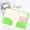 Green, variant on VKQNRGS Heavy Duty Plastic Pocket Folders, A4 Two Pocket Document Folder With Card Slot, Flexible Water Resistant Poly File Folder, 6 Assorted Pastel Tones For S-chool & Business