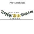 thumbnail image 2 of Banner MEDIMQC Feliz 70.º Cumpleaños con Brillo de Papel 195 cm, 2 of 8