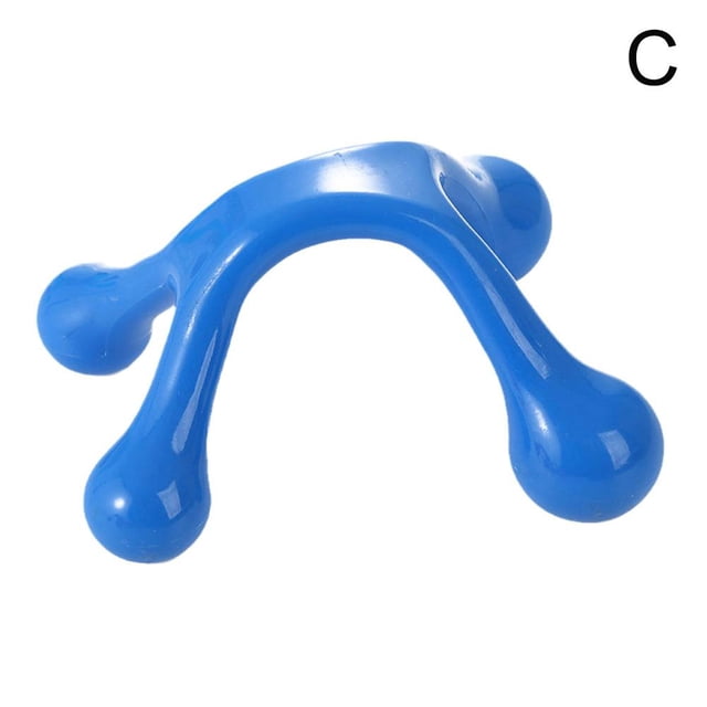 Hand Held Massager Back Deep Tissue Neck Gentle Self Back Manual Massage Tool T7