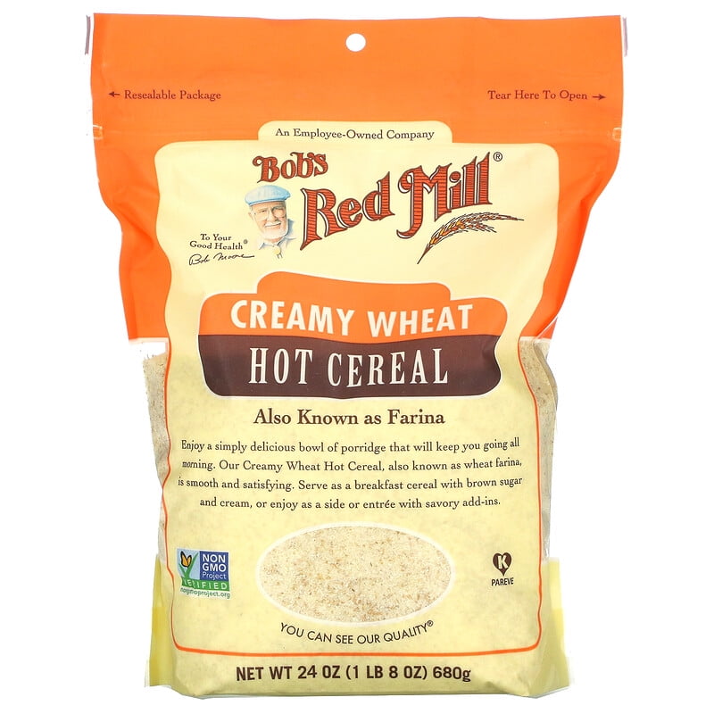 Bob's Red Mill, Creamy Wheat Hot Cereal, 24 oz Pack of 3