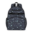 thumbnail image 1 of Moon Student Backpack Adjustable Shoulder Straps Chest Buckle Lightweight Durable School Backpack, 1 of 6