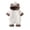 White, variant on asjyhkr Fleece Hooded Rompers for Boys Girls Comfy Puffer Thick Warm Coat Fall Winter Soft Casual Jumpsuit for Kids(12-18 Months,White)