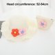 thumbnail image 3 of 52-54 cm circunferencia del sombrero sombrero para el sol para niños sombrero para el sol de verano sombrero de playa y conjunto de bolsa de paja, 3 of 6
