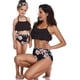 thumbnail image 2 of Traje de baño para niñas Conjunto de bikini de dos piezas Ruffle Falbala Trajes de baño Trajes de baño Adepaton WMZL-956-211, 2 of 7