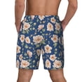 thumbnail image 4 of Balery Flower Mens Swim Trunks Swim Shorts for Men Quick Dry Inseam Beach Shorts with Compression Liner Pocket-XX-Large, 4 of 9