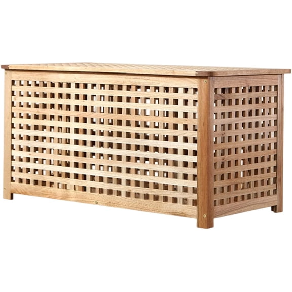 Entryway Bench with Storage Bench Natural Wood Coffee Table for Entryway, (38.5x19.6x19.6 Inches)