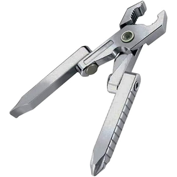 3 In 1 Multi-tool Portable Stainless Steel Lightweight Multi-tool With Plier, Screwdriver, Wire Stripper