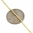 thumbnail image 4 of 10k Yellow Gold Moon Cut Style Link New Solid Chain Necklace 2mm 26", 4 of 5