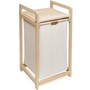 Natural/unfinished One Drawer Hamper/sto