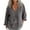 Grey, variant on Women's Long Sleeve Shirts Basic Tee Women's Linen Simple Casual Shirt Loose and Fashionable Long Sleeve Solid Color Pile Collar Pullover Pleated Tops Casual Workout Y2K Clothes Basic Tees