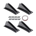 thumbnail image 1 of Difusor de parachoques trasero de 4 piezas reemplaza accesorios de accesorios para vehículo 15cm x 45cm x 55cm, 1 of 8