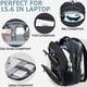 thumbnail image 3 of Mochila BIKROD para hombre y mujer resistente al agua negra, 3 of 8
