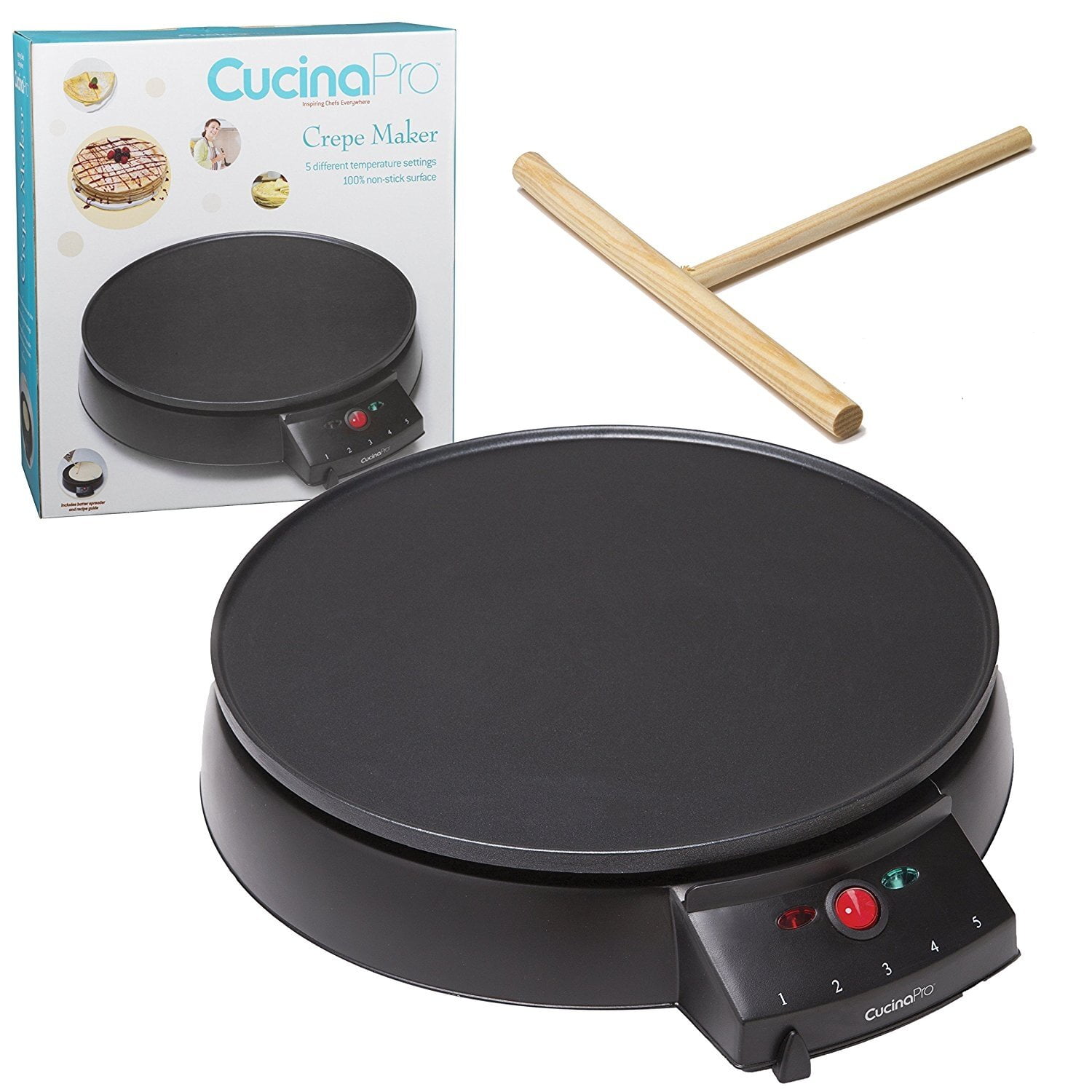 CucinaPro 12" Electric Griddle & Crepe Maker CP1448