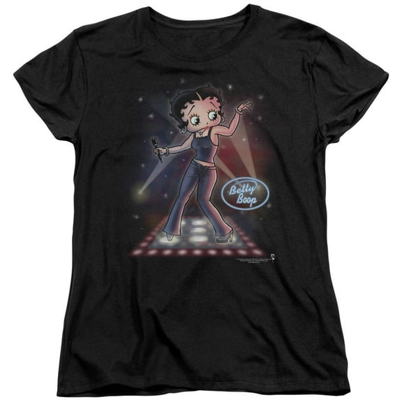 Betty Boop - Pop Star - Women's Short Sleeve Shirt - Medium