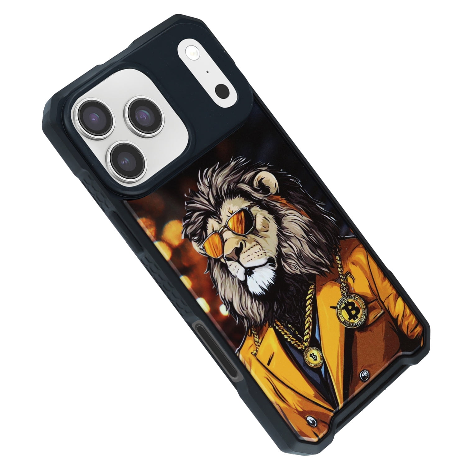 Durable Cyber Magnetic DIY Series Cases for iPhone 17 Pro Max - Yellow