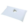 thumbnail image 1 of Cubierta de mesa de masaje seccional con orificio para toalla Blanco, 1 of 6