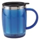 thumbnail image 1 of Paquete con 48 piezas de Taza doble pared acero inoxidable con tapa azul 9 x 12, 1 of 5
